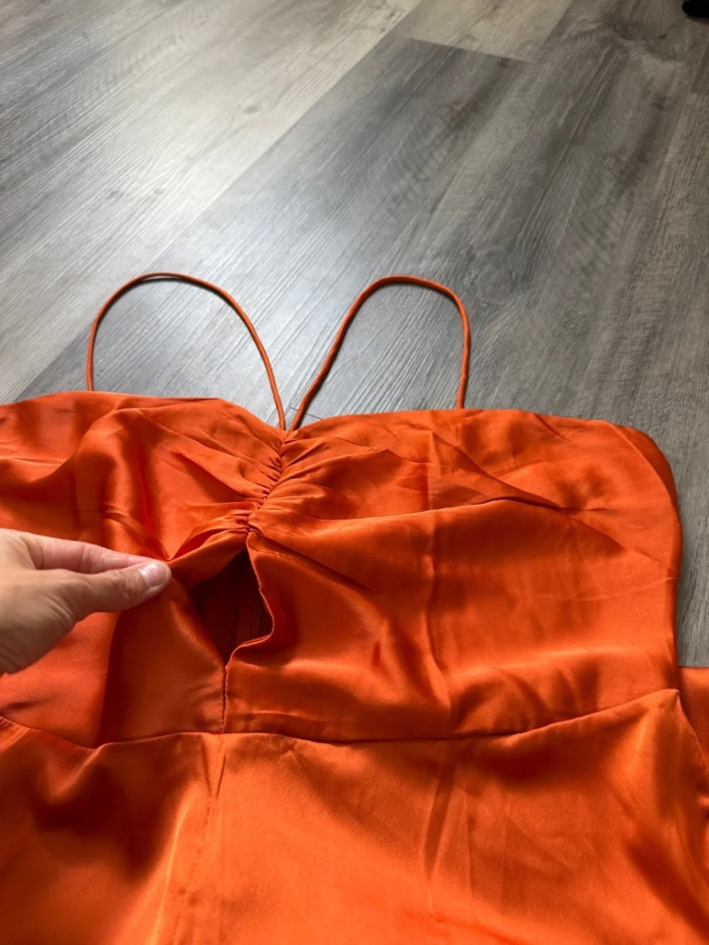 ASOS Jumpsuit NEW 14 US Plus Size Wide Leg Orange